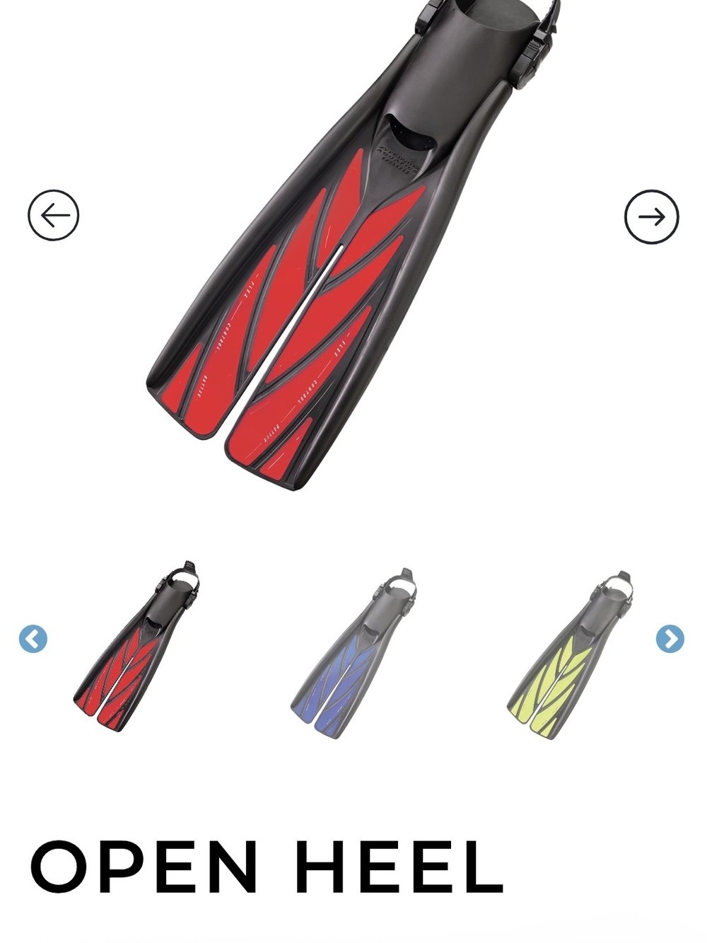Atomic Scuba Fins- Sz L